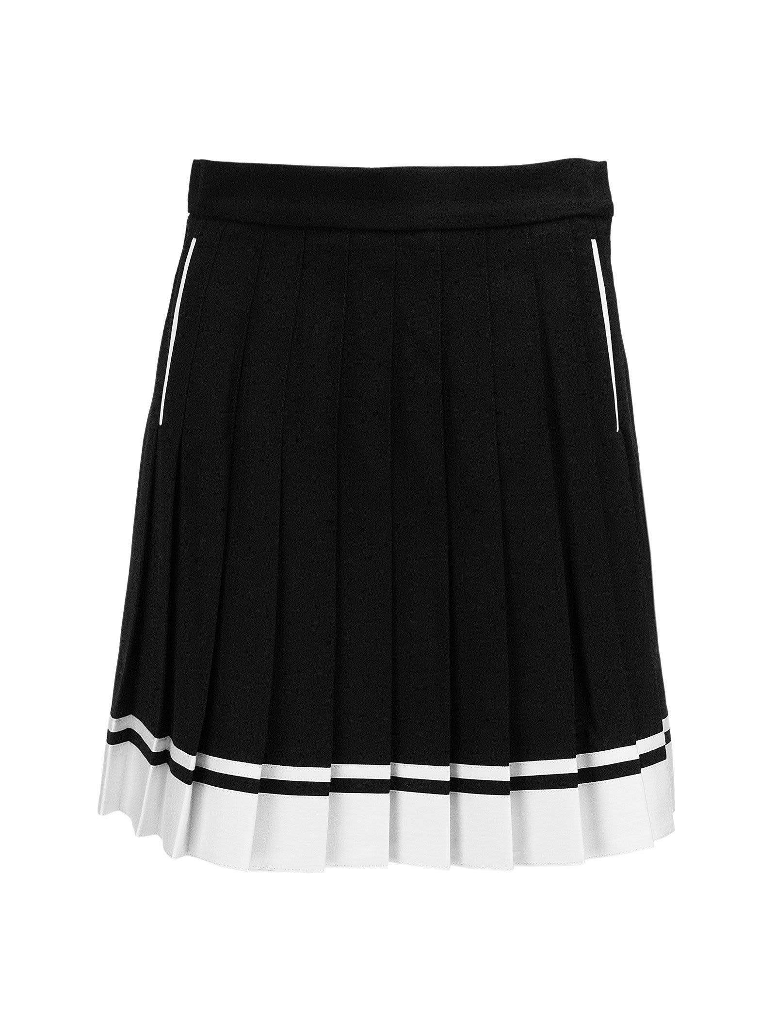 Balmain Pleated Viscose Skirt