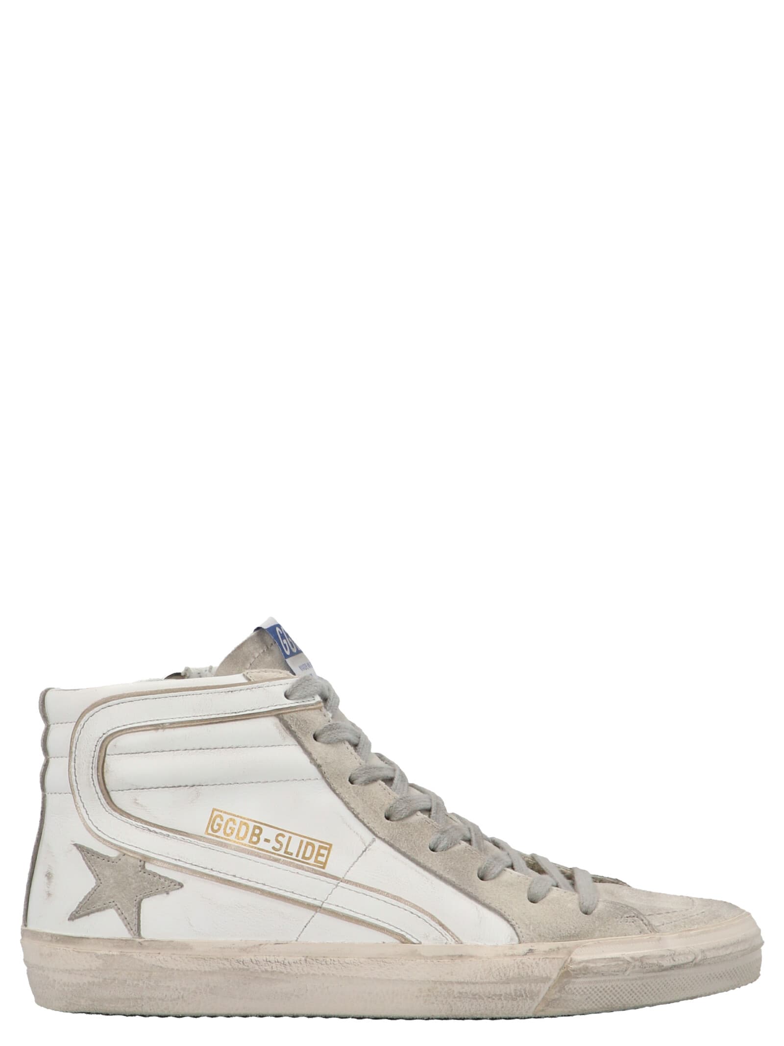 Shop Golden Goose Slide Sneakers In White