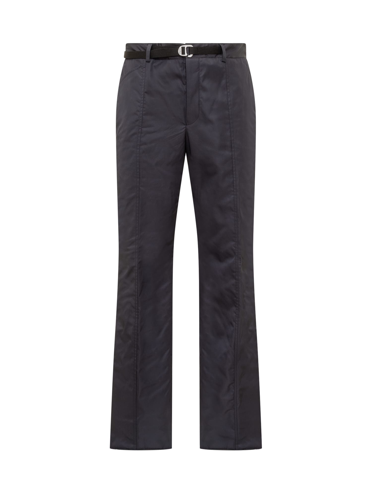 Shop Ferragamo Trousers In Mezzanotte