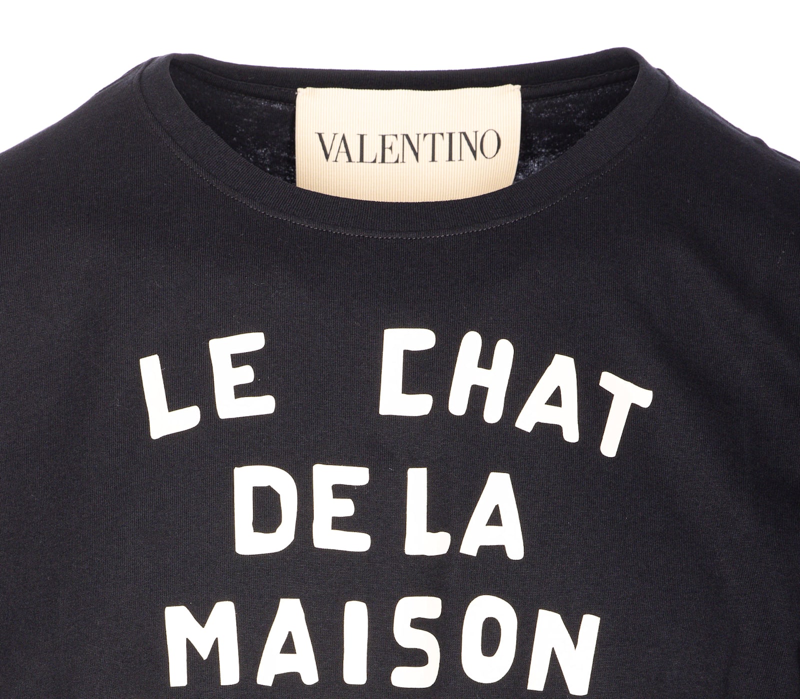 Tシャツ・カットソー Valentino Garavani LE CHAT DE MAISON PATCH T-SHIRT 0400022893403_BLACK?wid=600&