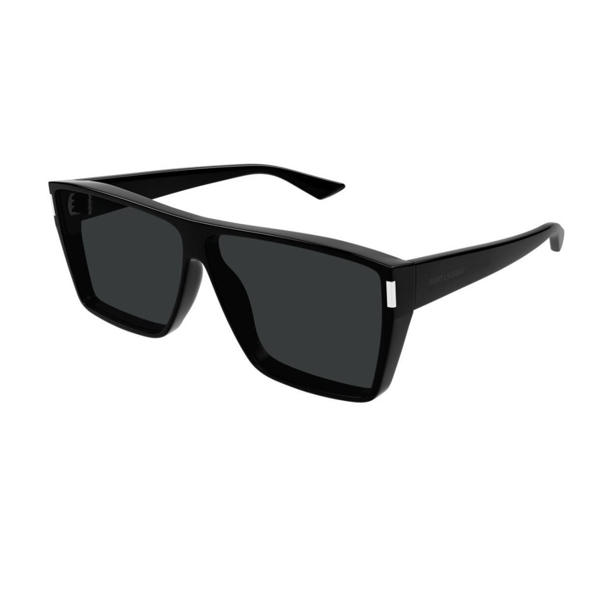 Shop Saint Laurent Sl 756 Linea Corner Angle 001 Black Sunglasses