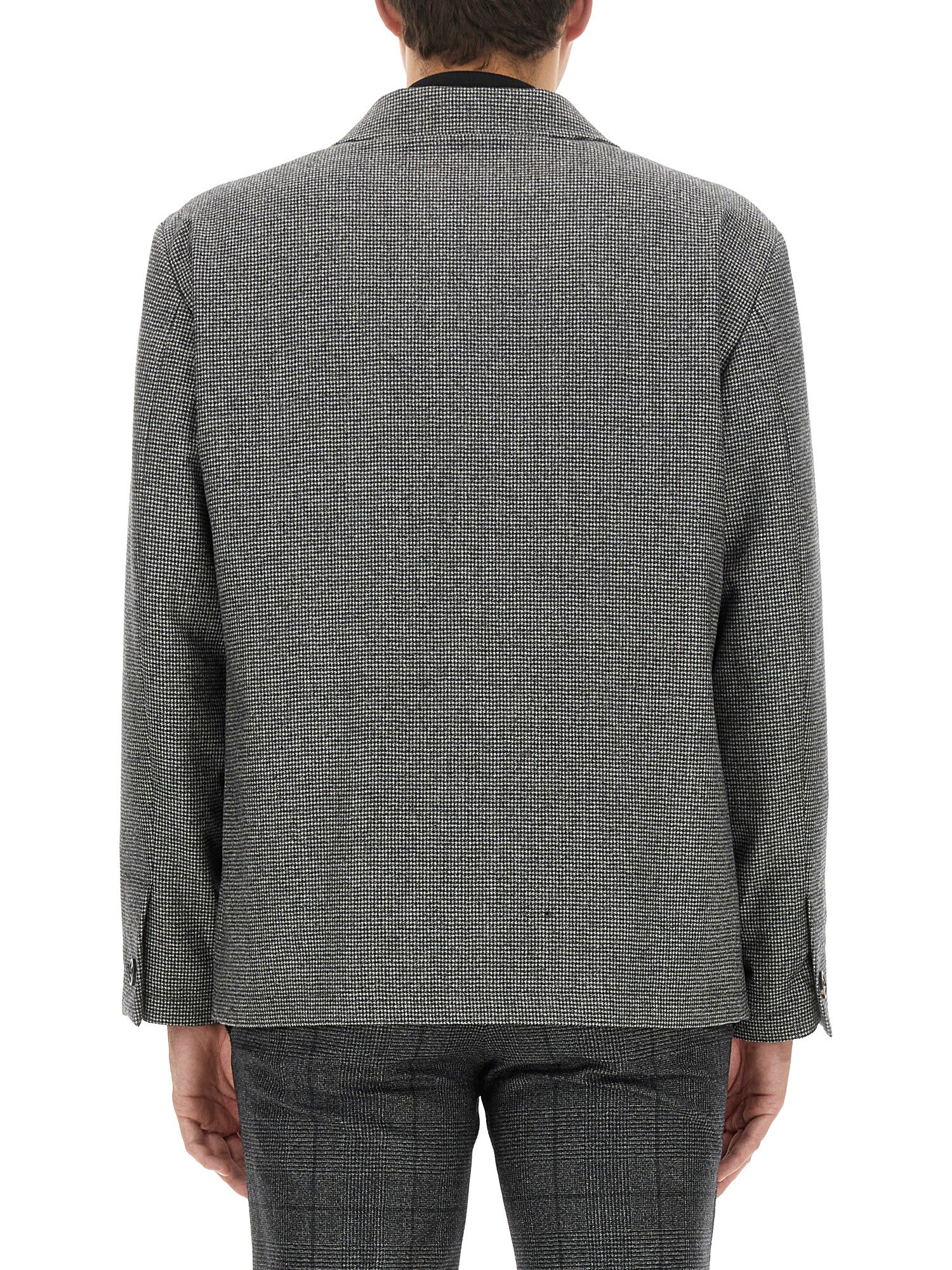 Lardini Wool Shirt In Gray