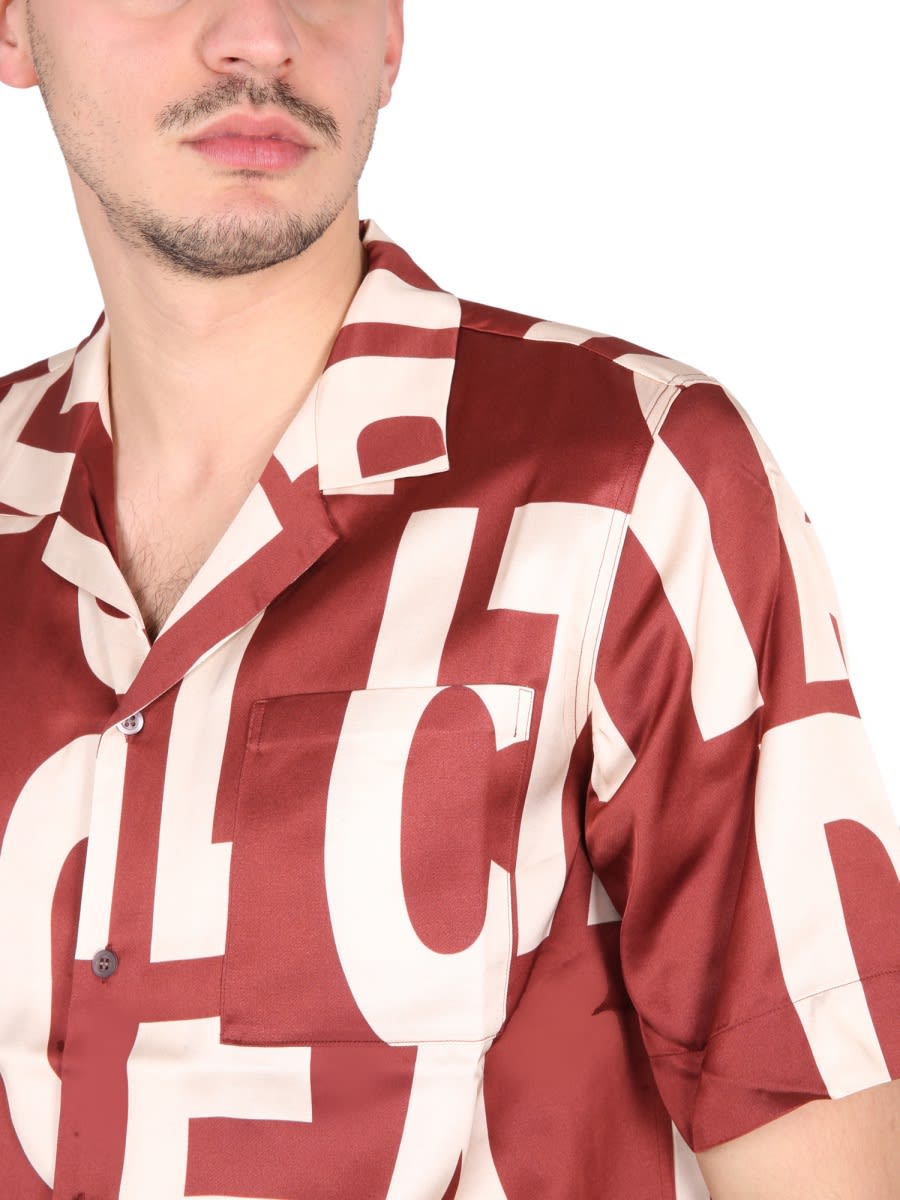 Dries Van Noten Man Shirt Burgundy Size 40 Viscose In Red