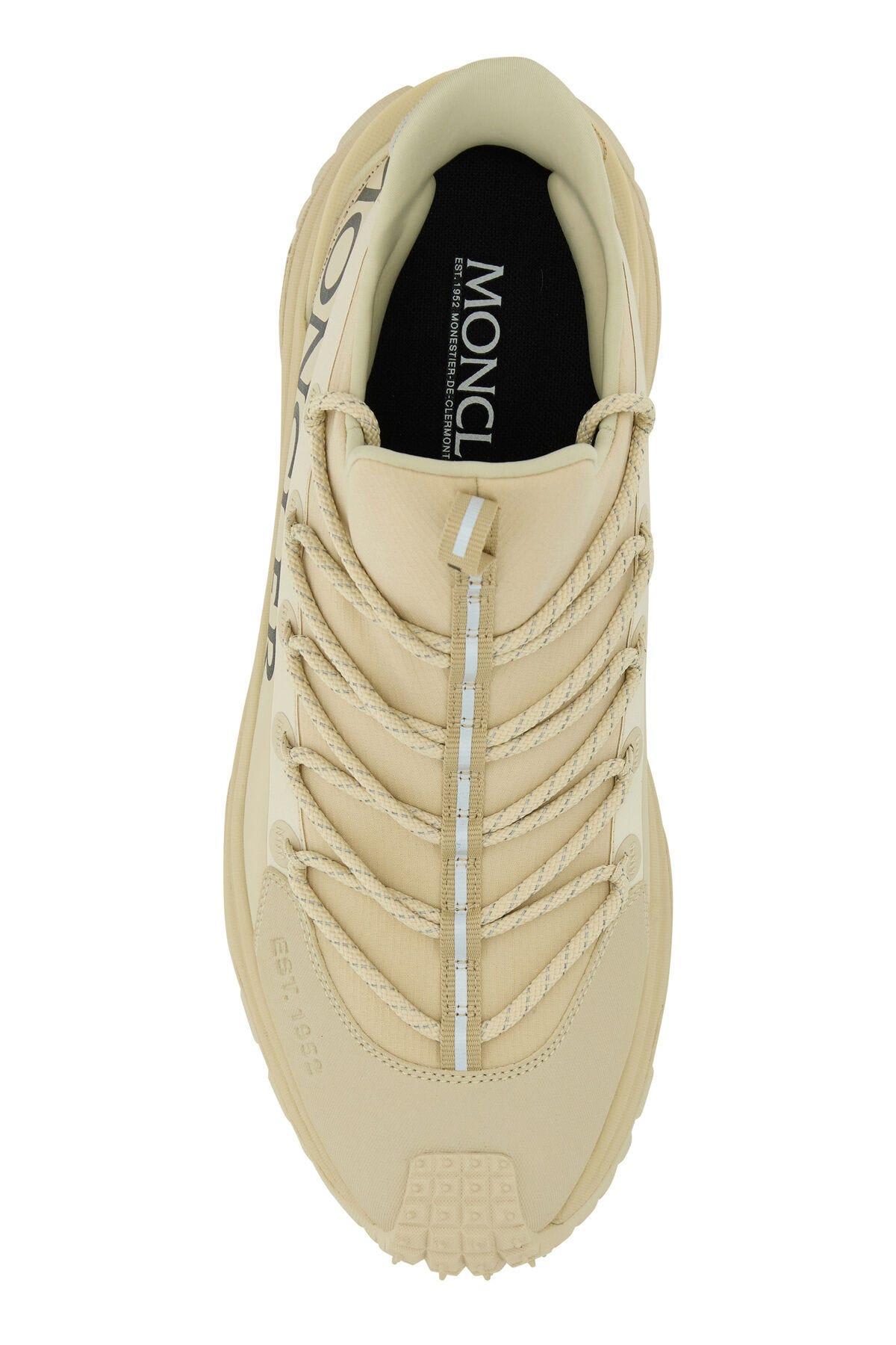 Shop Moncler Beige Fabric And Rubber Trailgrip Lite2 Sneakers In Multicolour