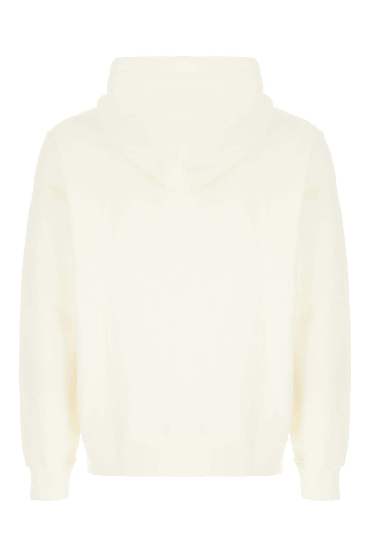 Ralph Lauren Pastel Yellow Cotton Sweatshirt In Neutral