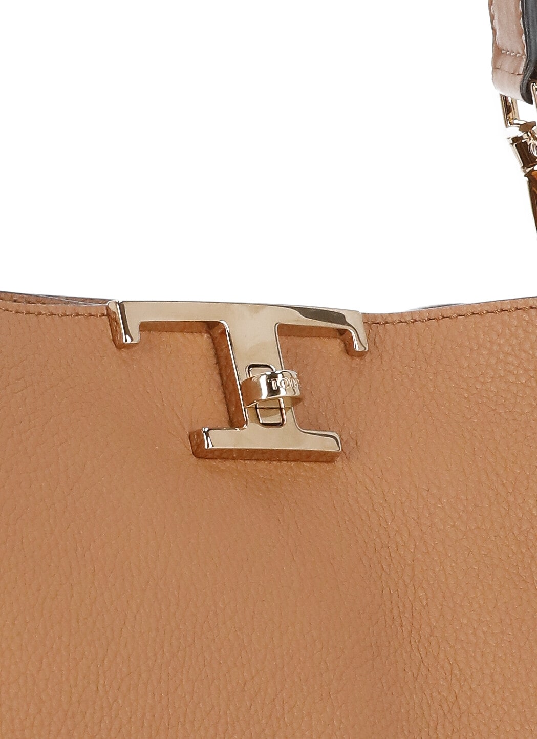 Tod's T Timeless Medium Shoulder Bag In Beige
