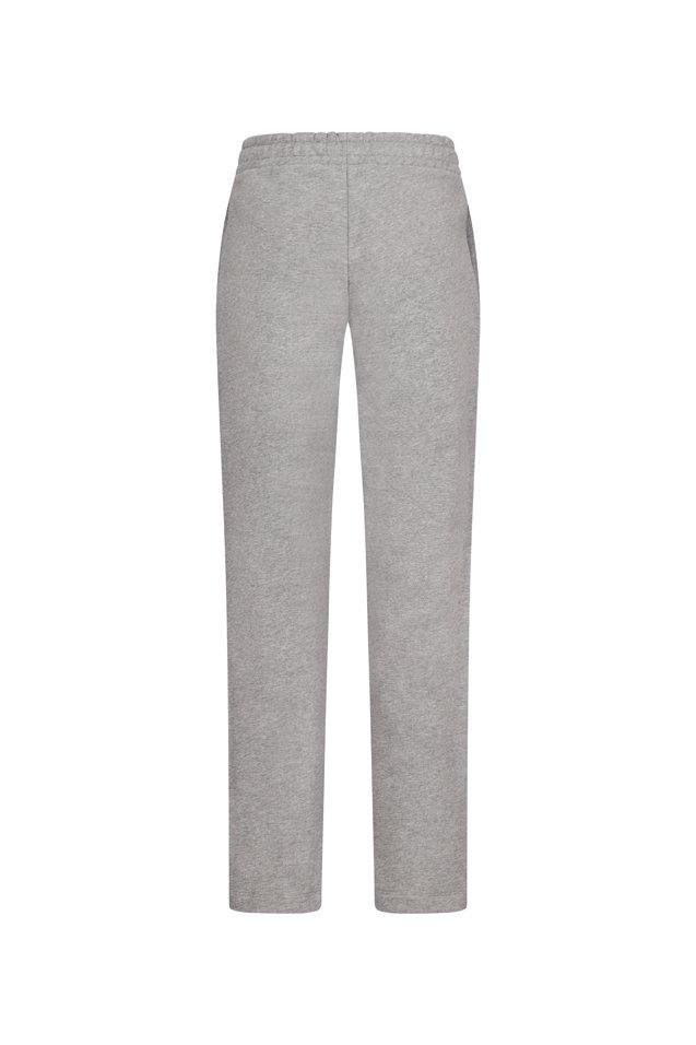 Attico Long Pants In Melange Grey