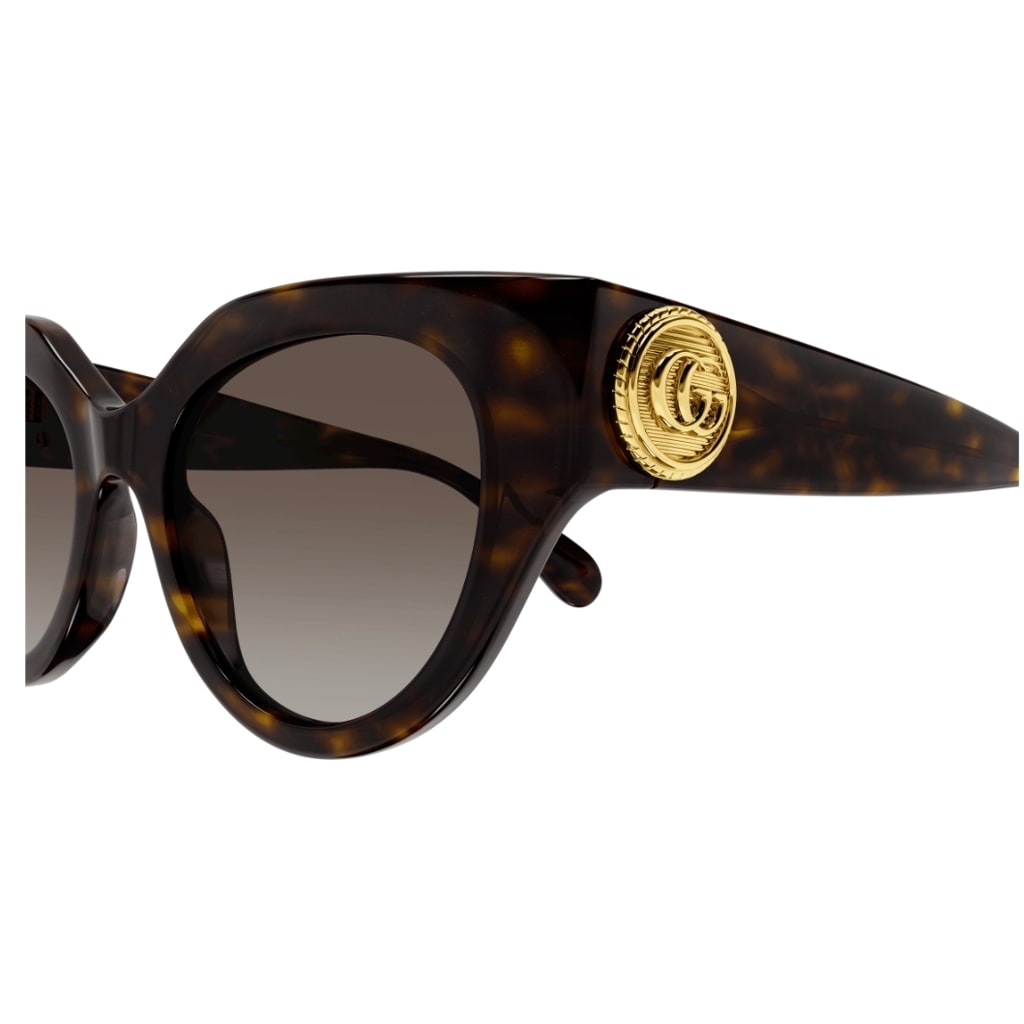 Shop Gucci Gg1408s 003 Sunglasses In Tartarugato