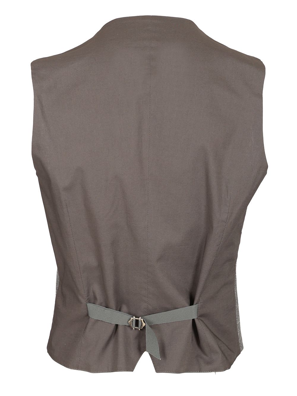 Shop Tagliatore Double-breasted Waistcoat In Grey