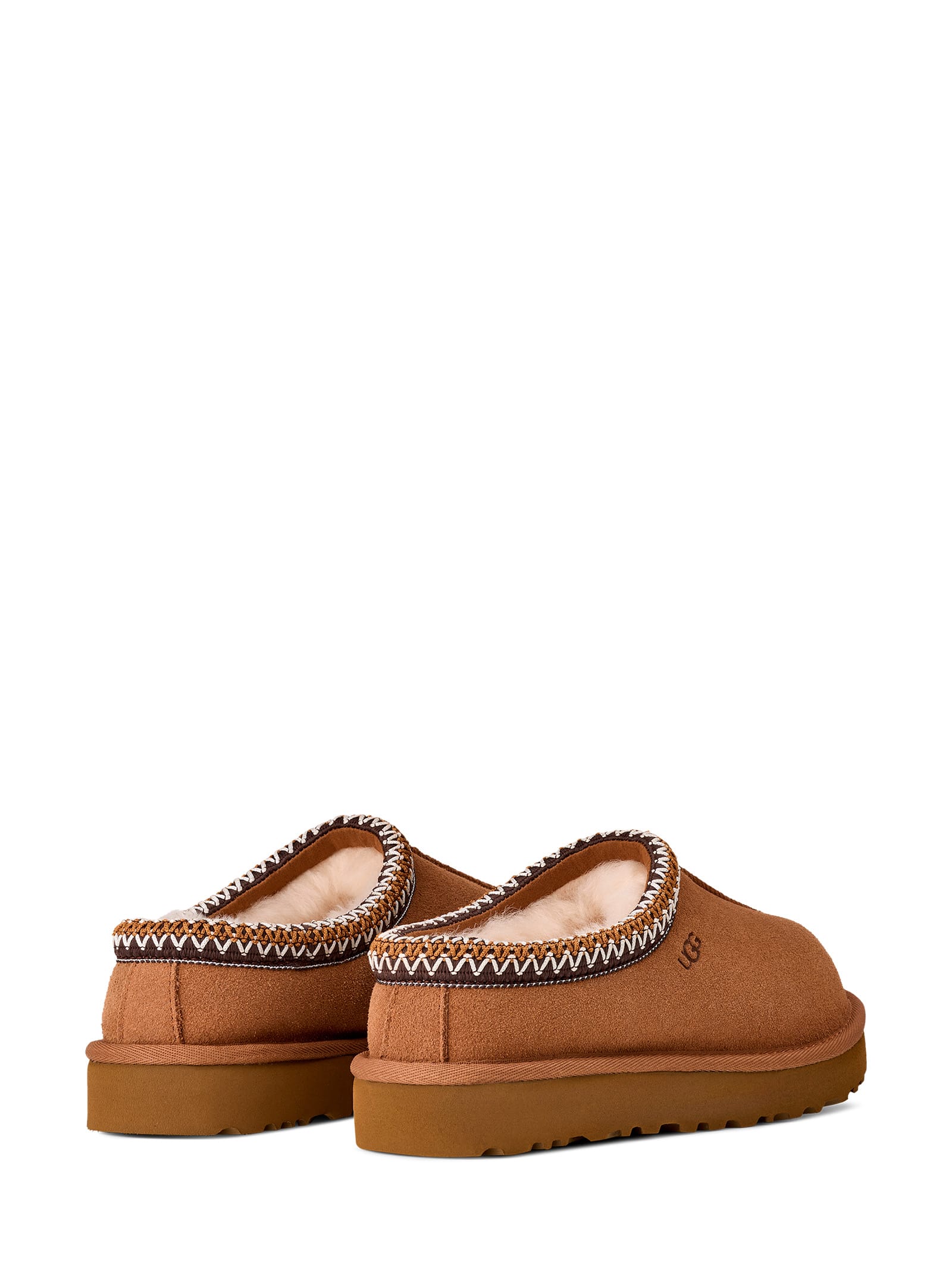 Ugg Tasman Ii Whipstitch-trim Slippers In Brown