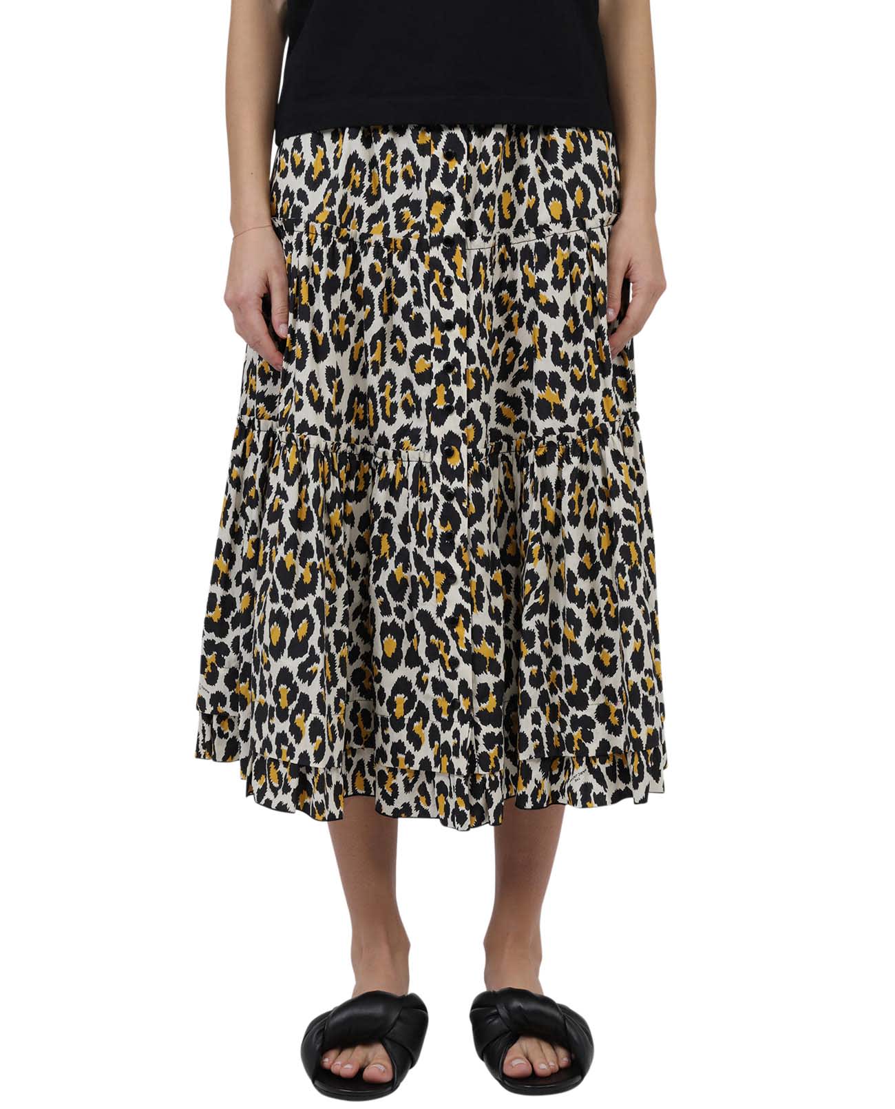 The Marc Jacobs Leopard Prairie Skirt