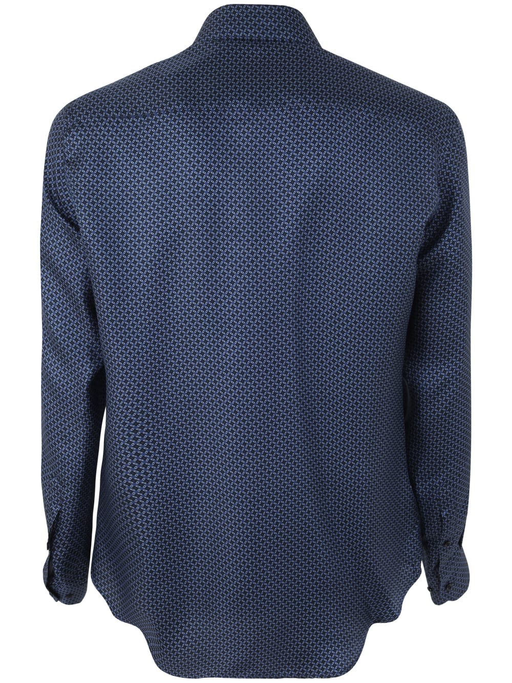 Shop Giorgio Armani Shirt In Fbnh Deep Ultramarine