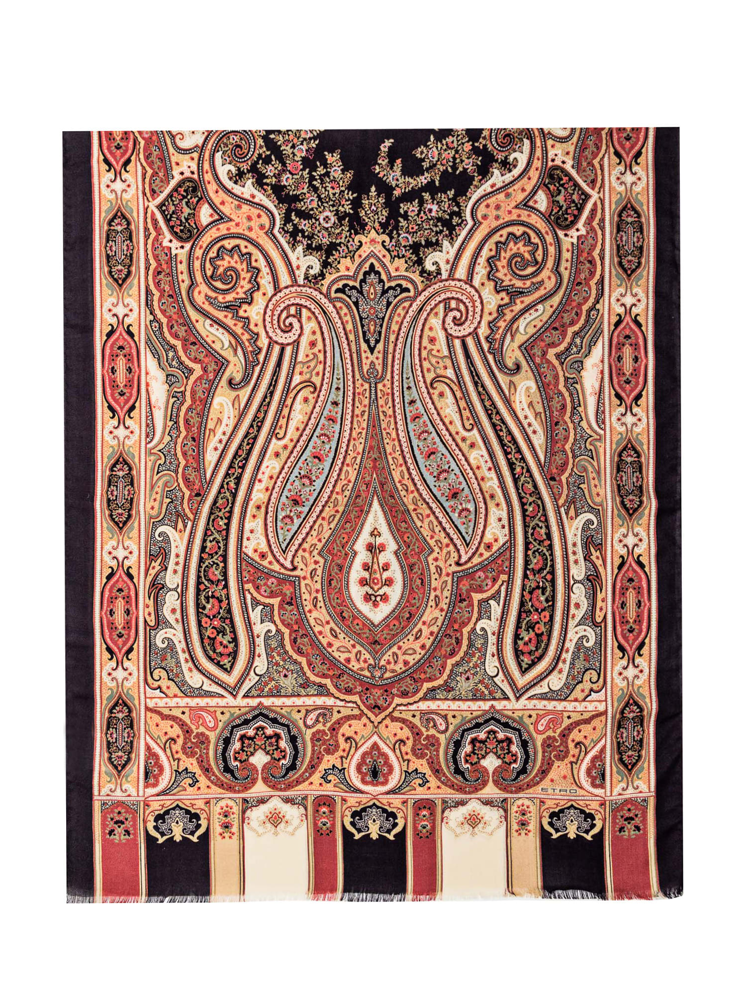 Shop Etro Paisley Scarf In Variante Abbinata