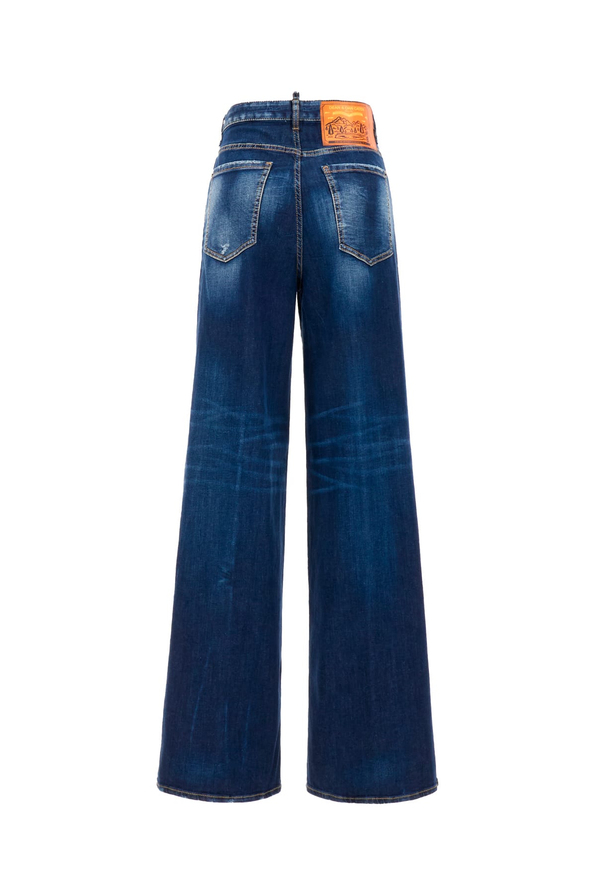 Shop Dsquared2 Stretch Denim Blend Traveller Jeans In 470