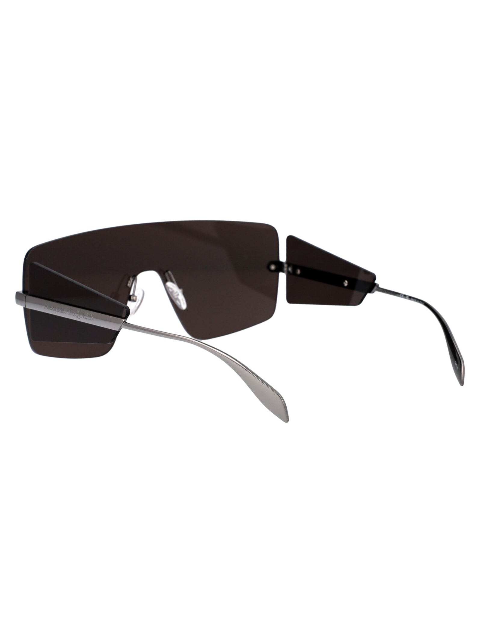 Alexander Mcqueen Am0460s Sunglasses In Brown