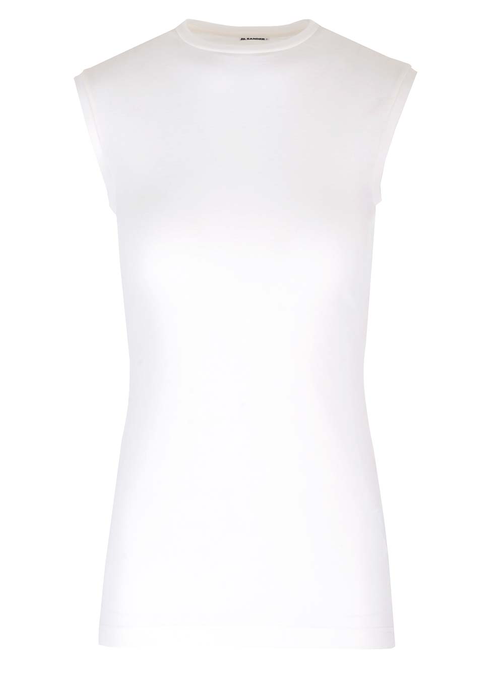 Jil Sander Set Of Two Layered Cotton Tops In Grey