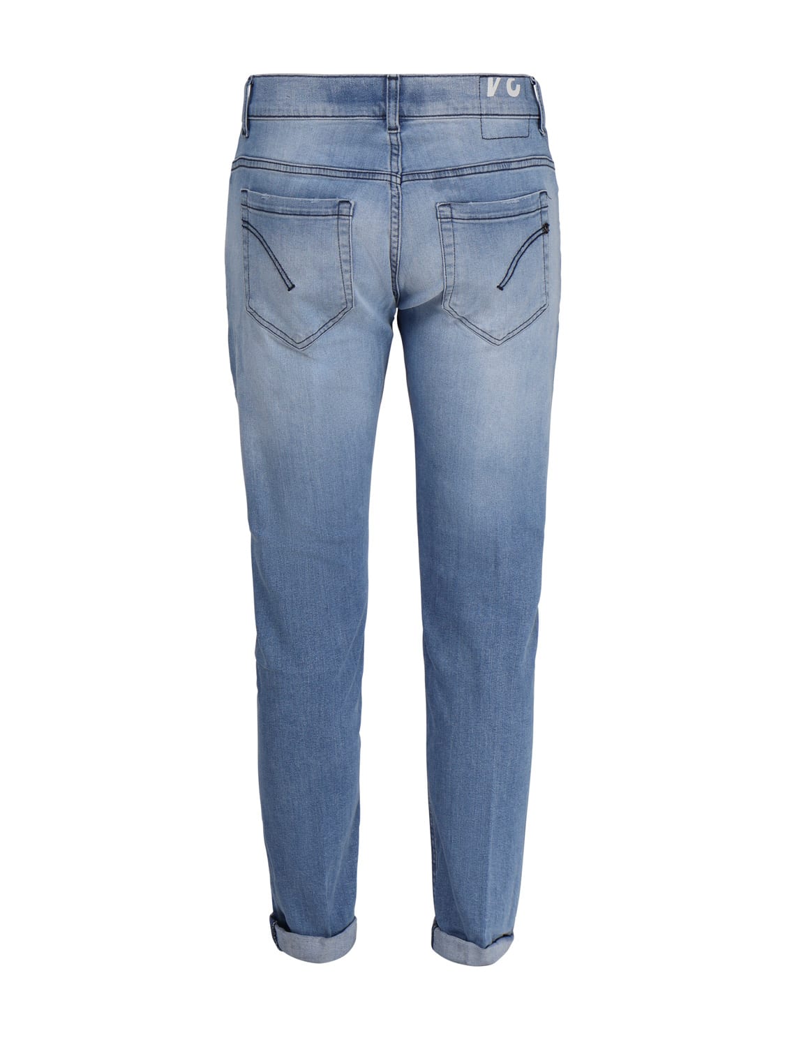 Shop Dondup Skinny George Jeans In Stretch Denim In Blue