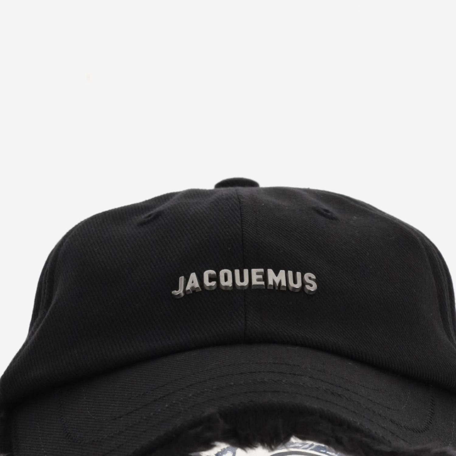 Jacquemus La Casquette Artichaut Cotton Hat In Black