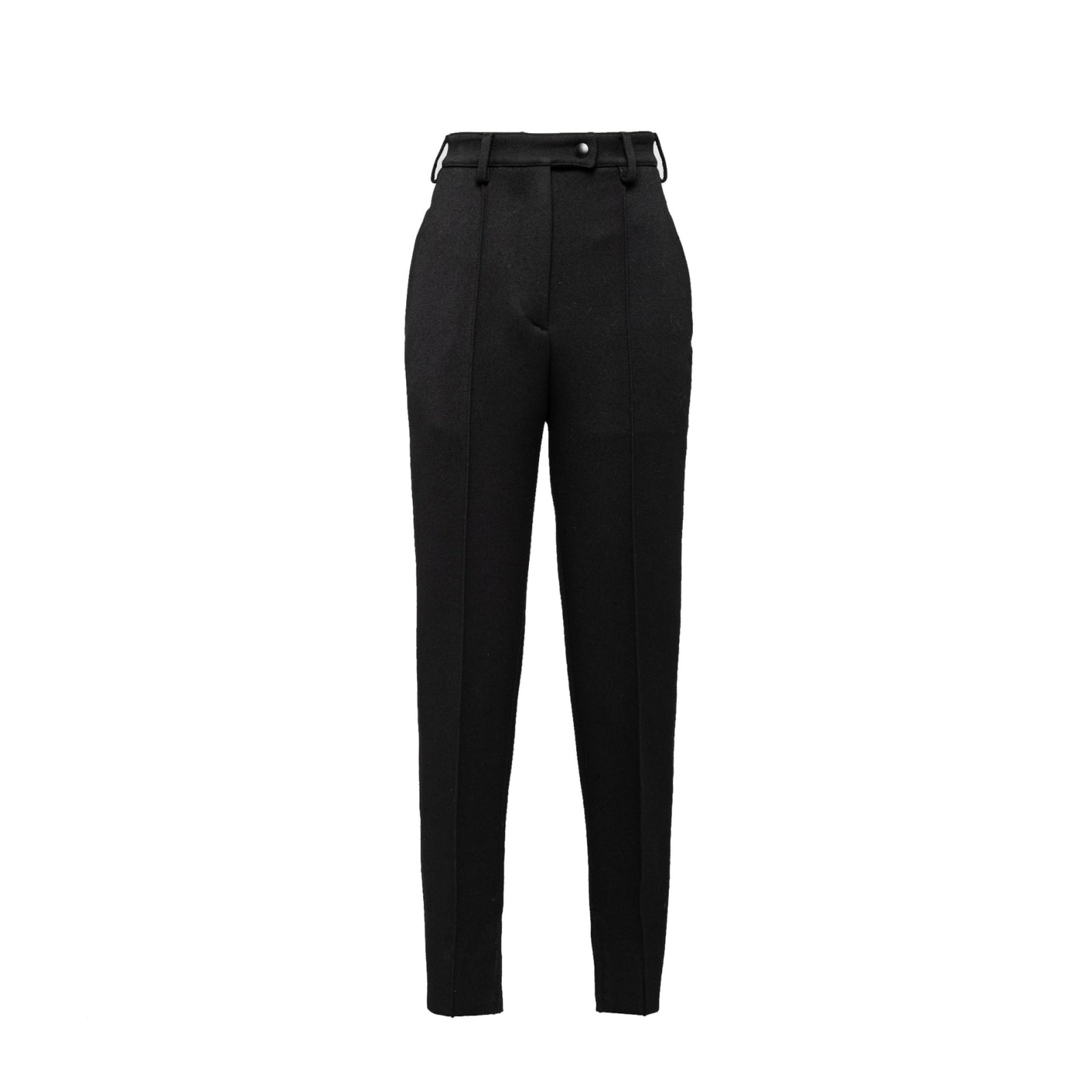 Prada Wool Pants In Black