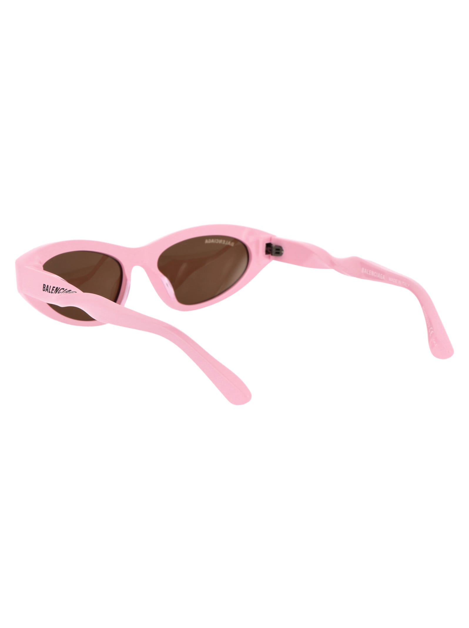 Shop Balenciaga Bb0207s Sunglasses In 004 Pink Pink Brown