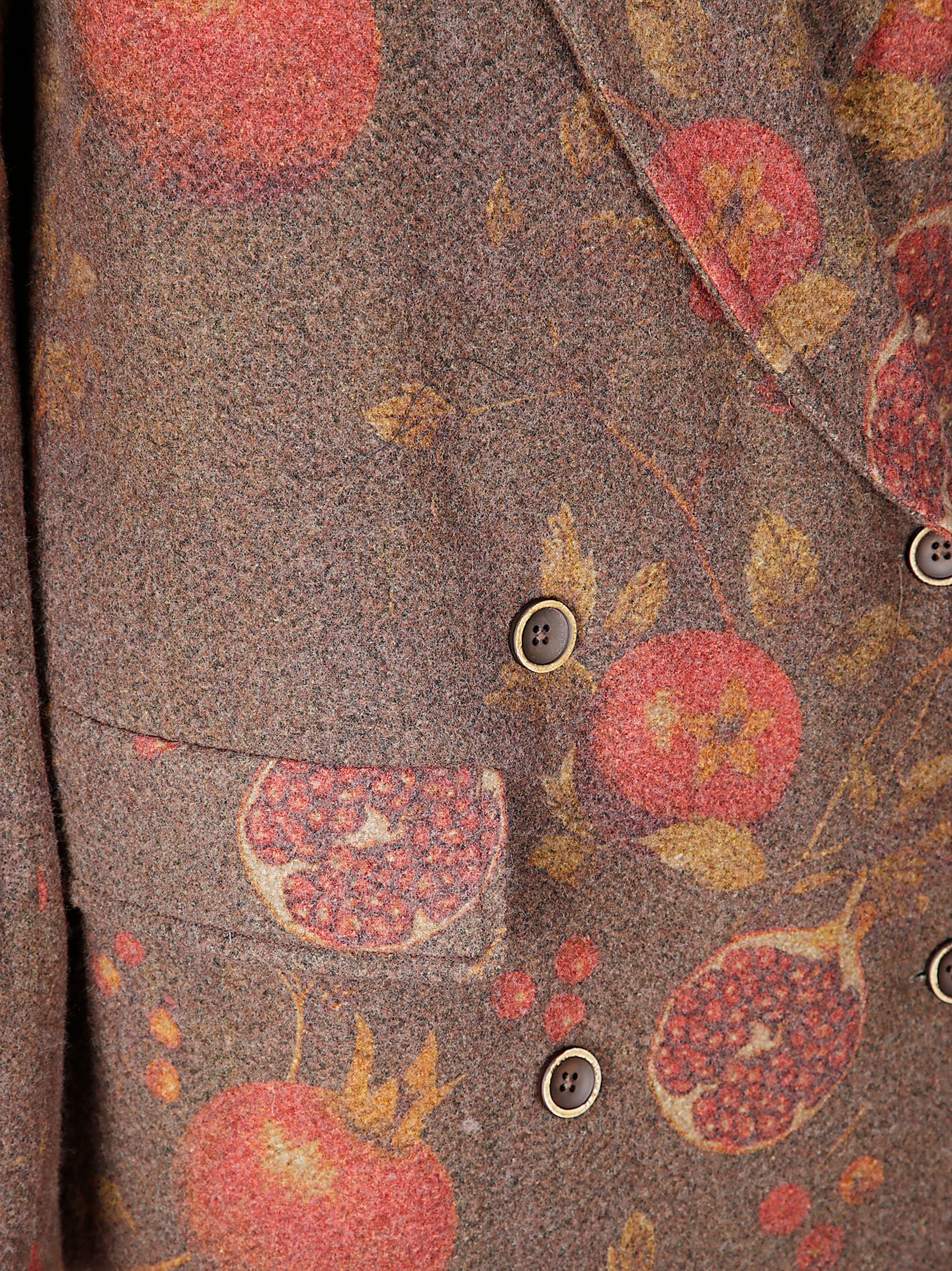 Uma Wang Camelot Coat In Multi