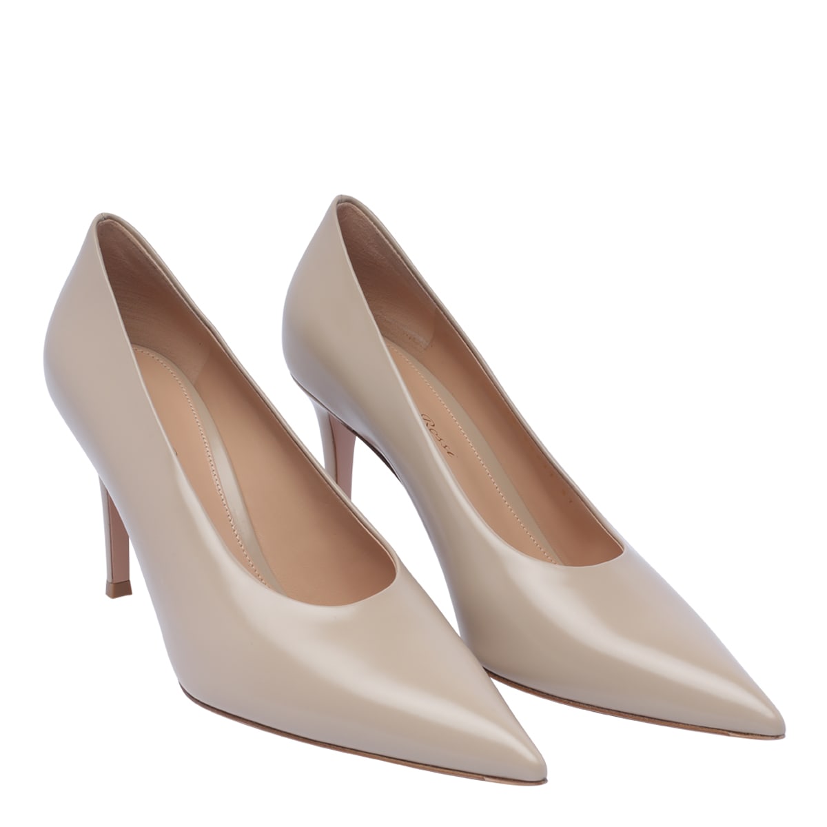 Shop Gianvito Rossi Decollete In Beige