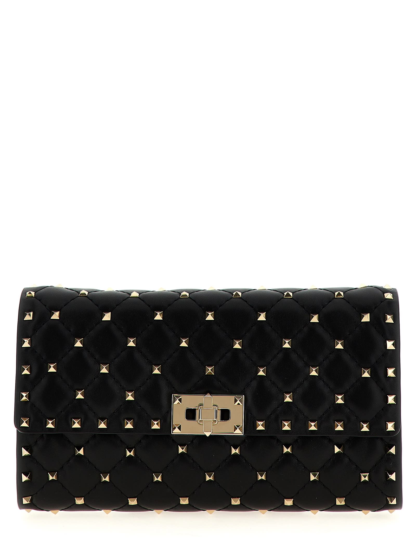 Valentino Garavani  Garavani 'rockstud Spike' Shoulder Bag In Black