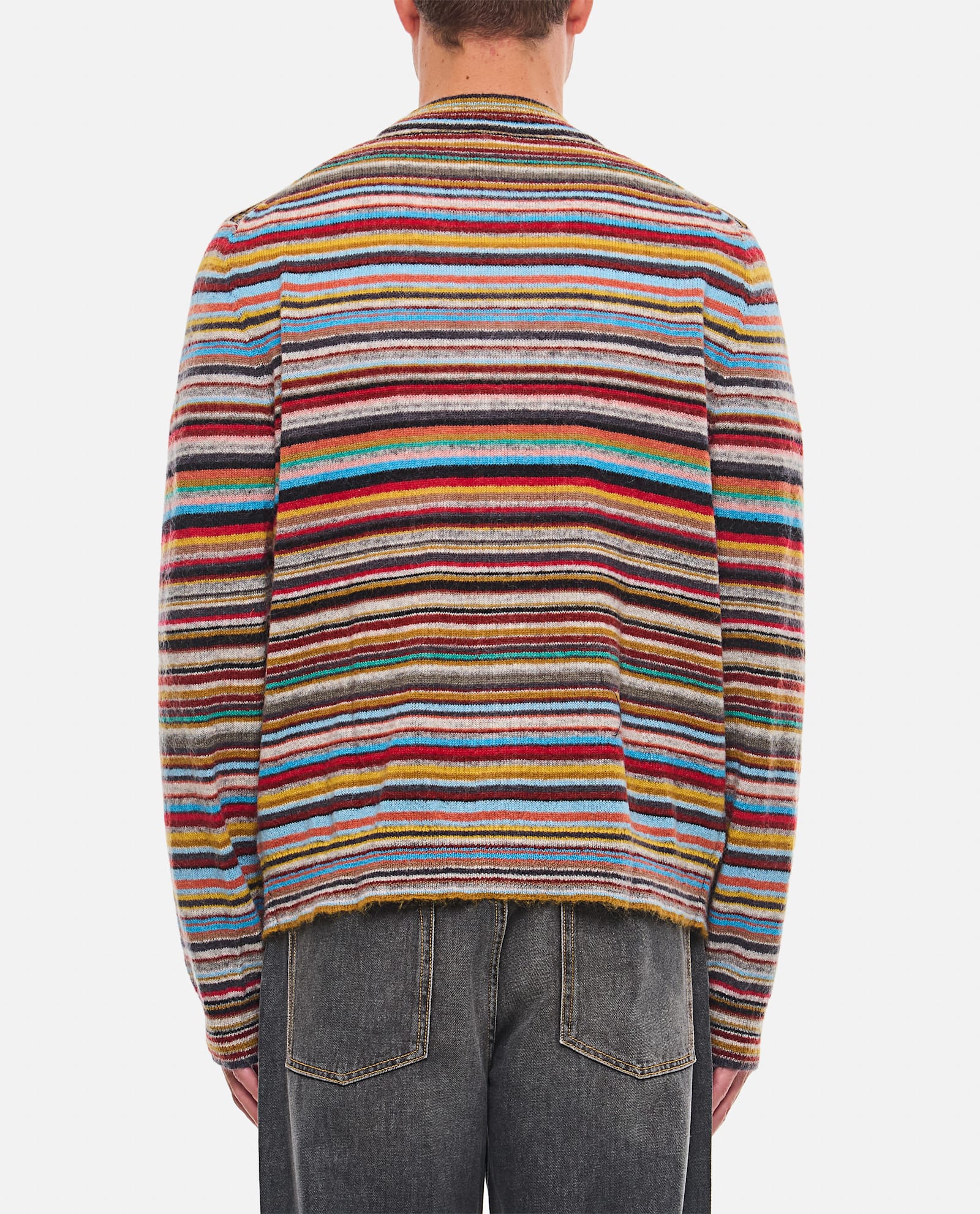 Shop Paul Smith Mens Cardigan Button Thru In Multicolour