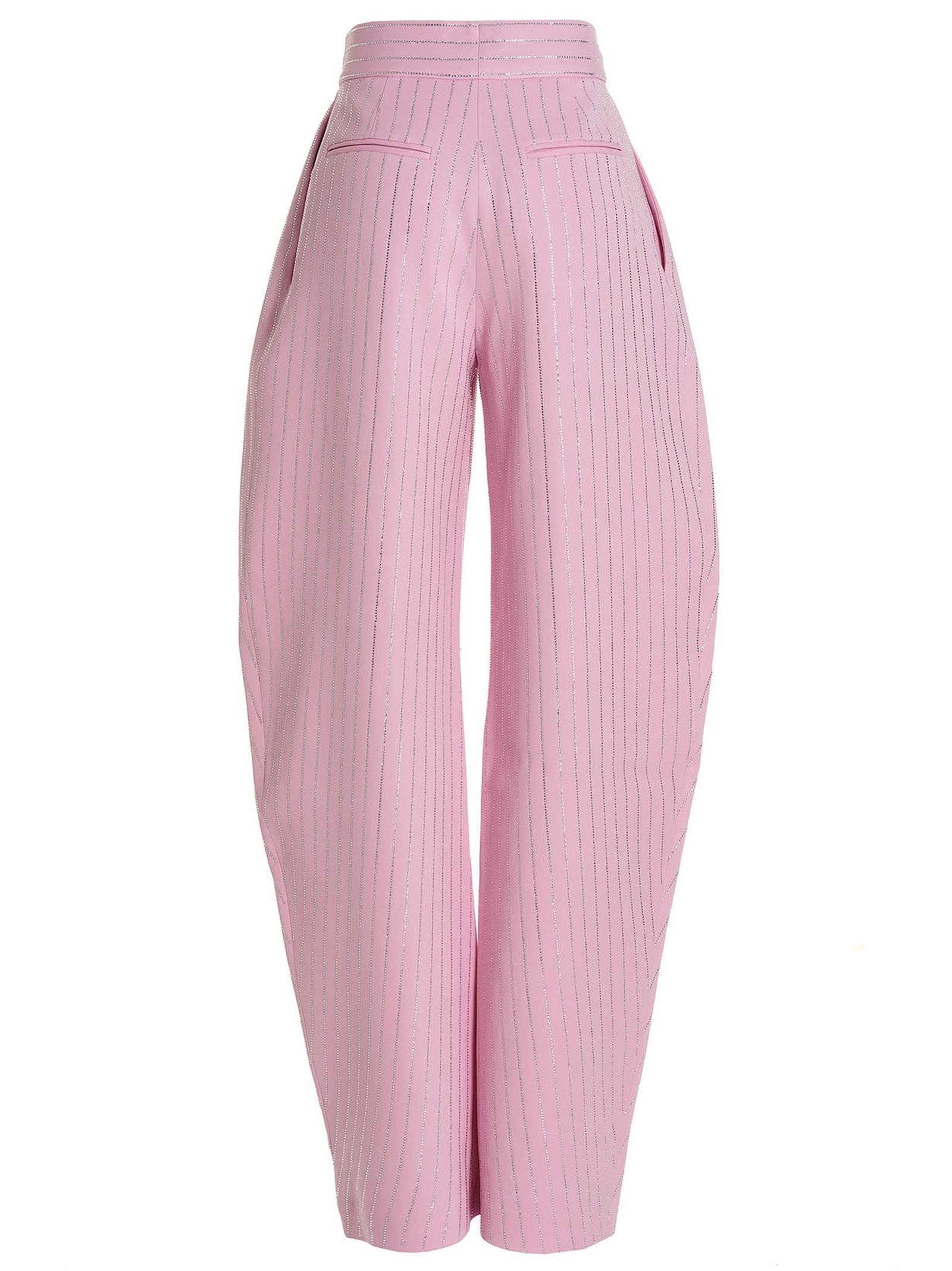 Shop Attico Gary Pants In Pink