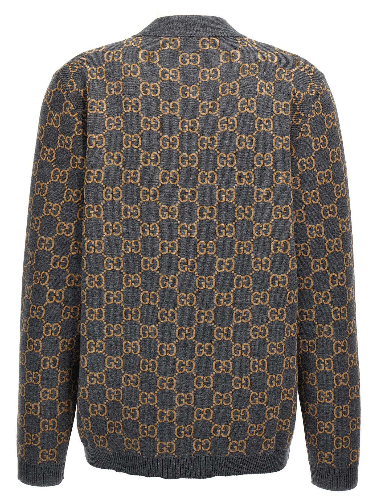 Shop Gucci Gg Reversible Cardigan In Multicolor