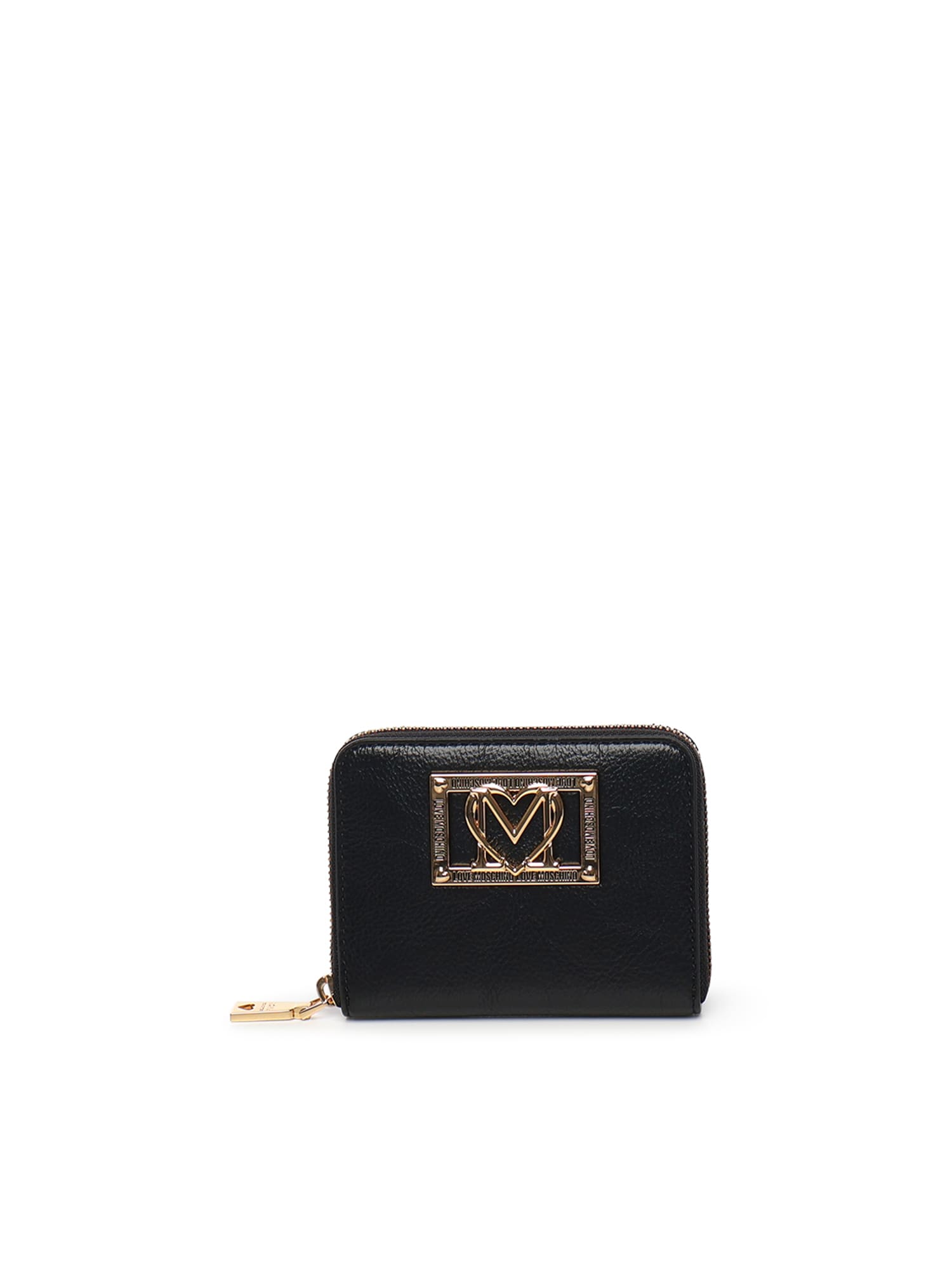 Love Moschino Logo Wallet In Black