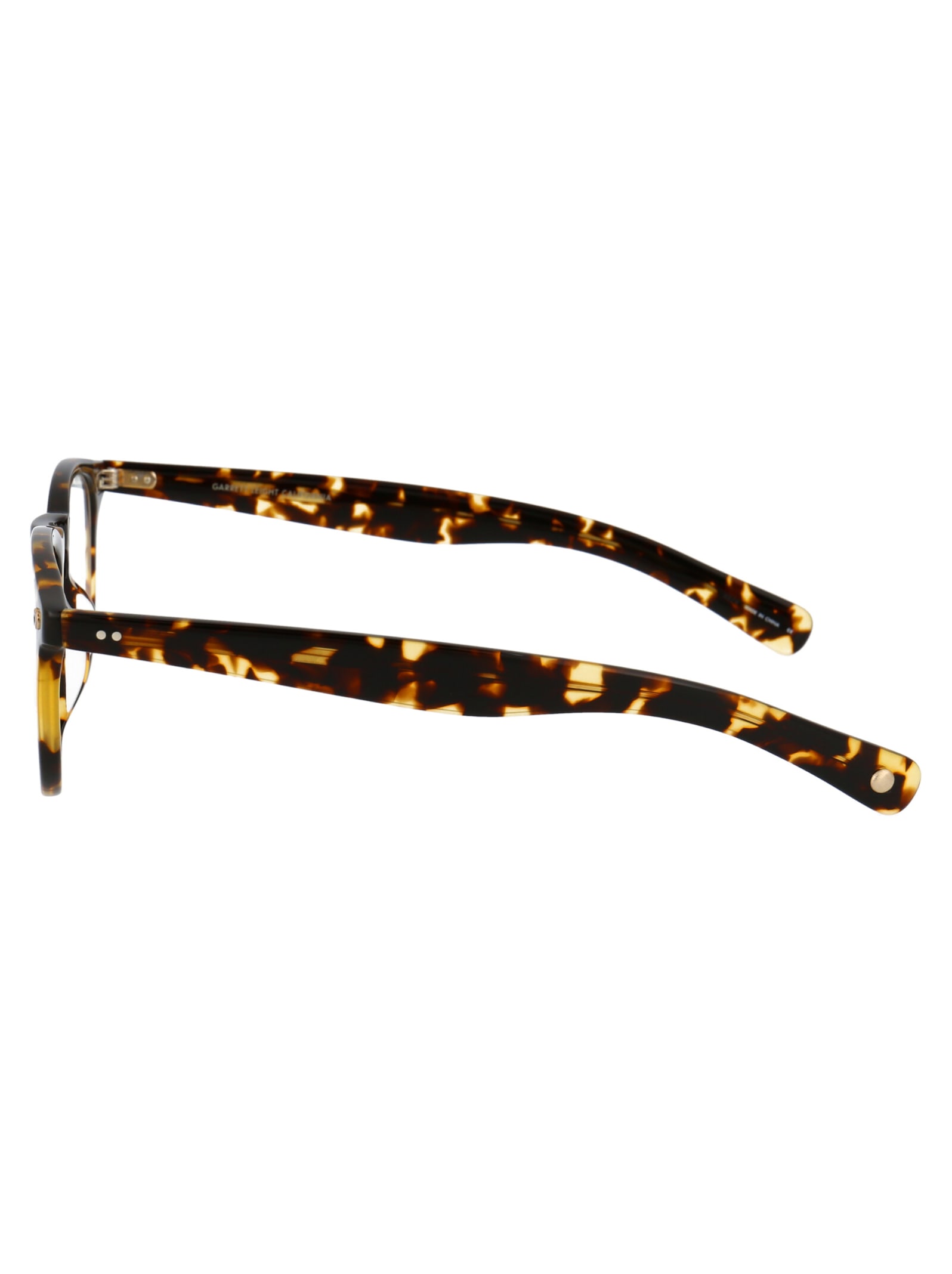 Shop Garrett Leight Hampton X 44 Glasses In Tuscan Tortoise