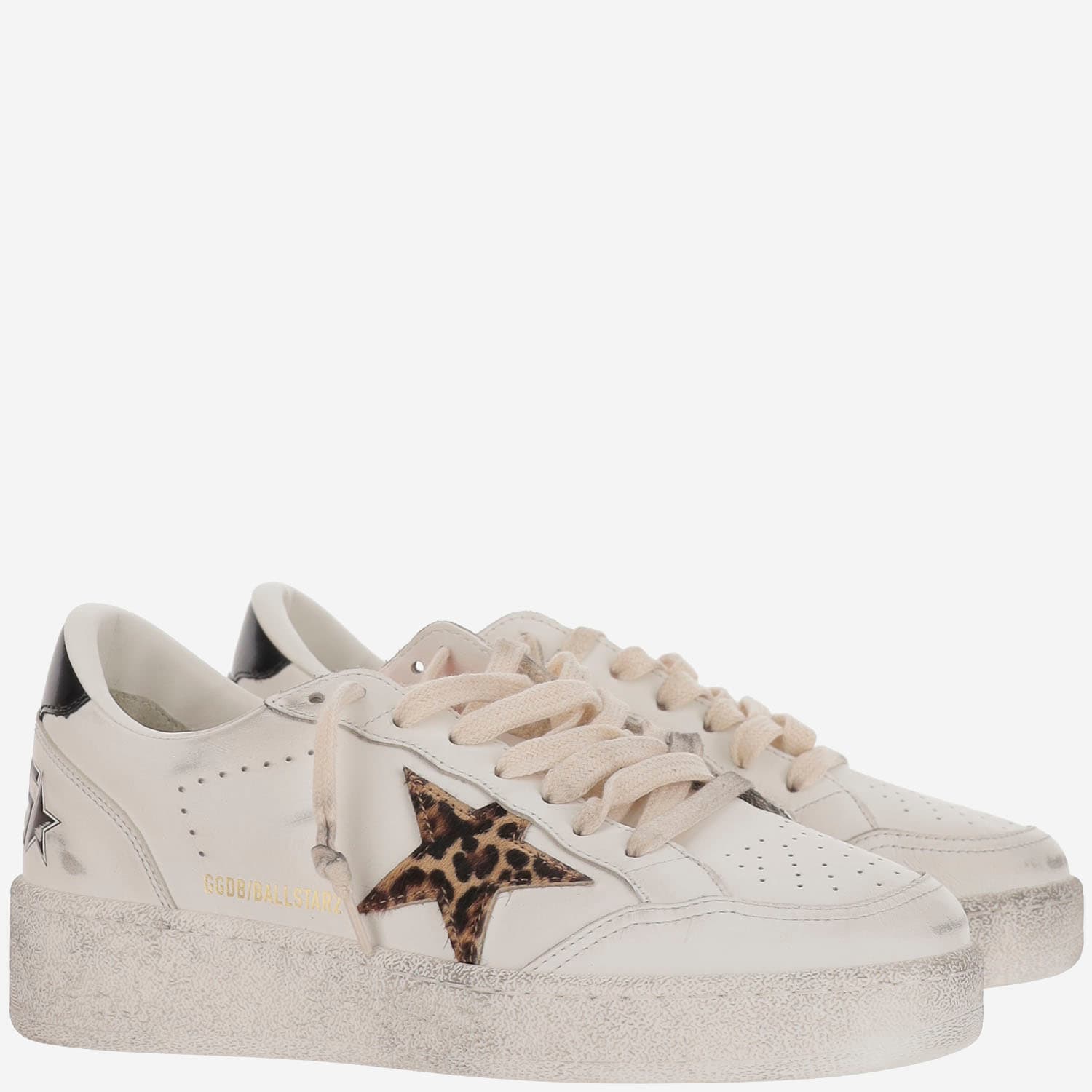 Golden Goose Ball Star Sneakers In White