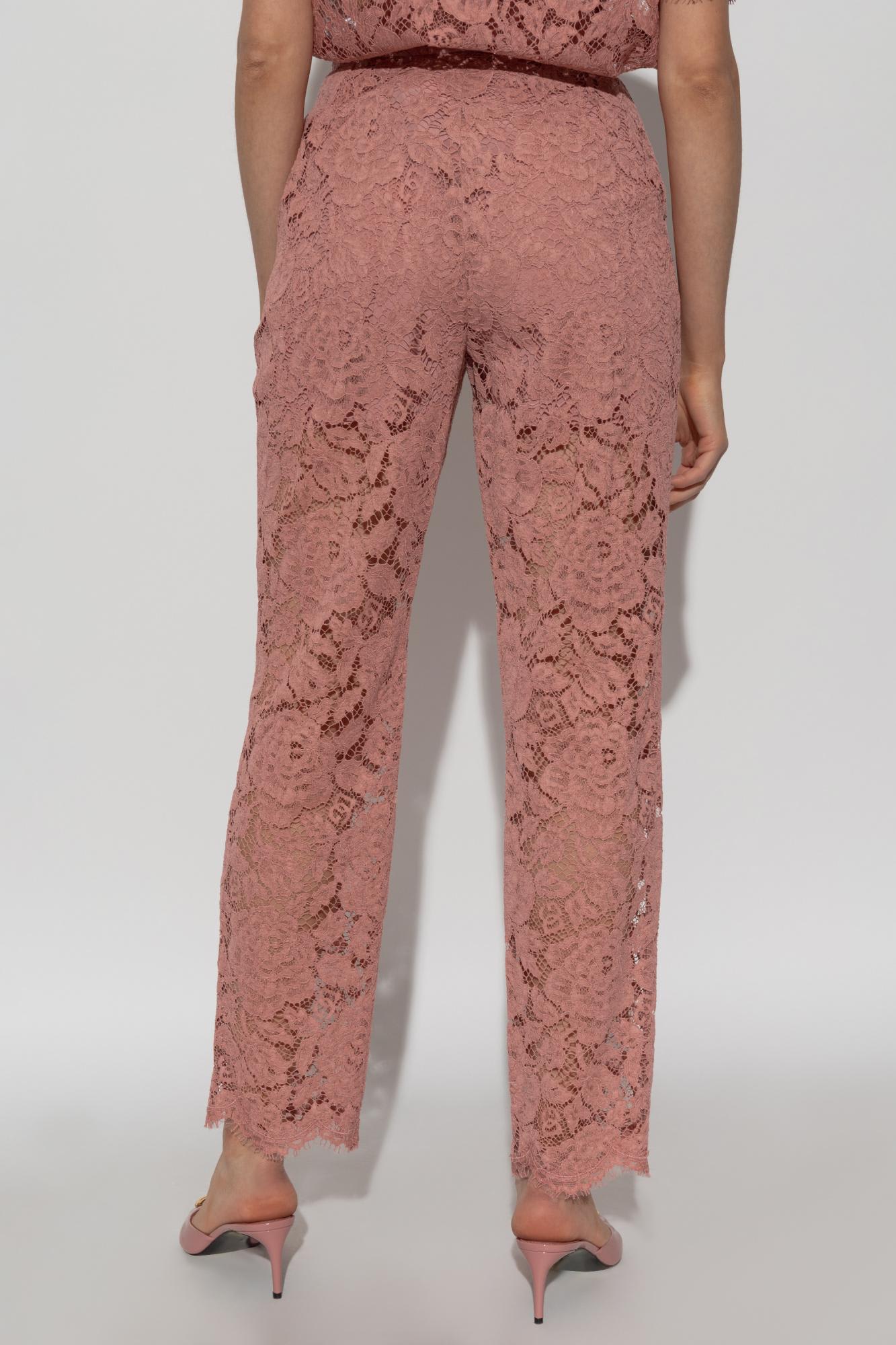 Dolce & Gabbana Pants In Pink