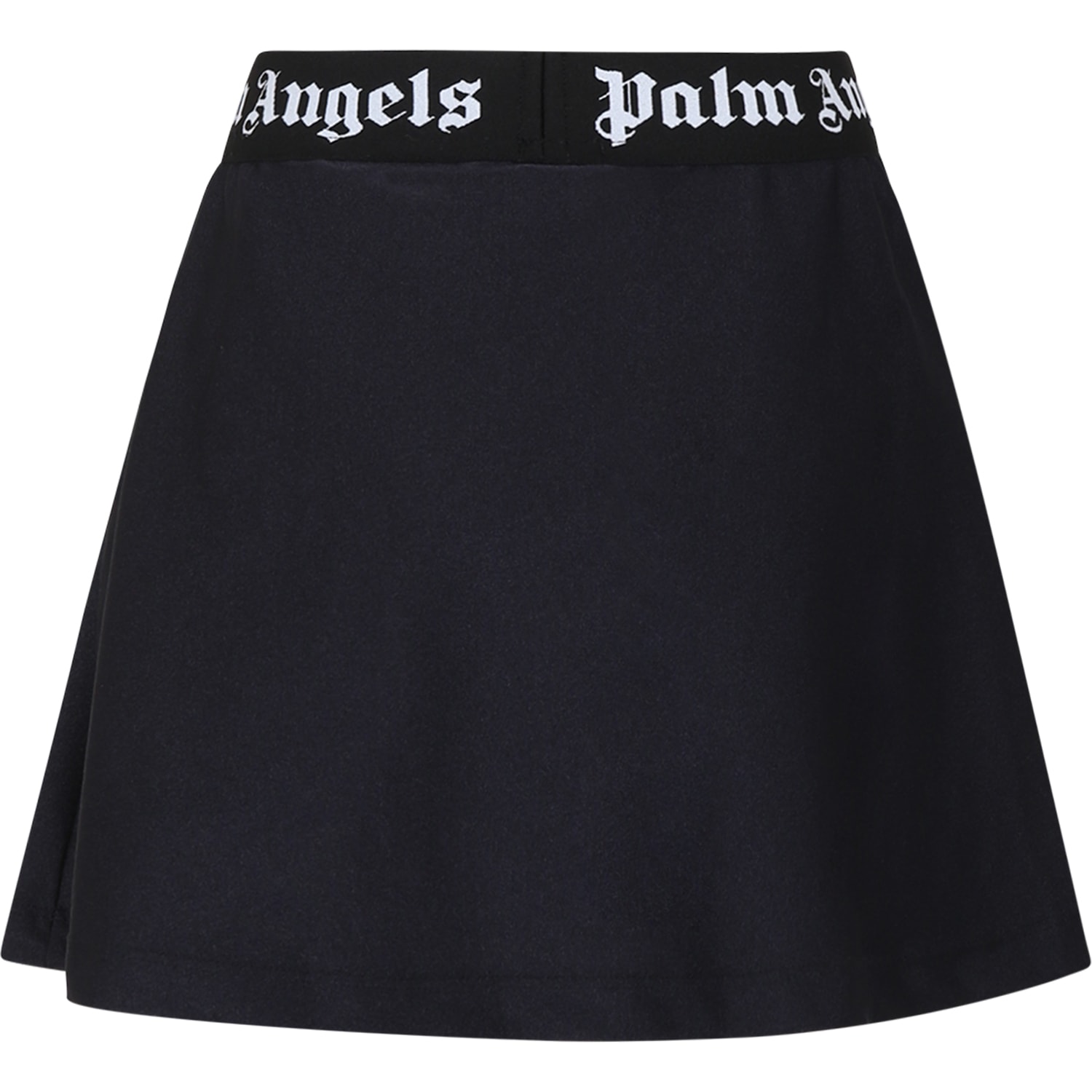Palm Angels Kids' Black T-shirt For Girl With Bear