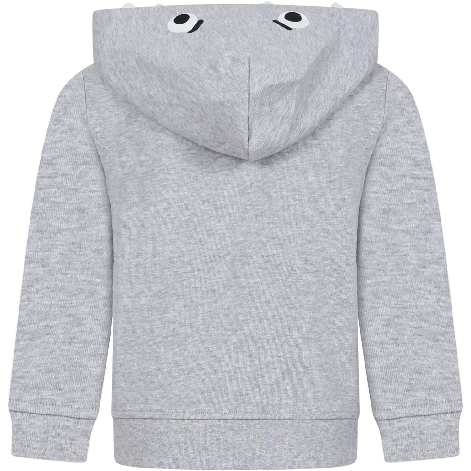 Shop Stella Mccartney Gray Sweatshirt For Boys With Print In Grey