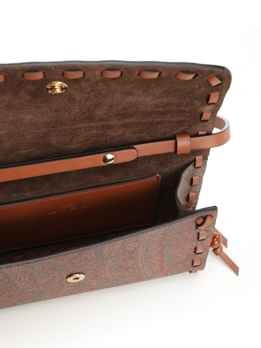 Etro Mini Arnica 1984 Paisley-printed Crossbody Bag In Brown