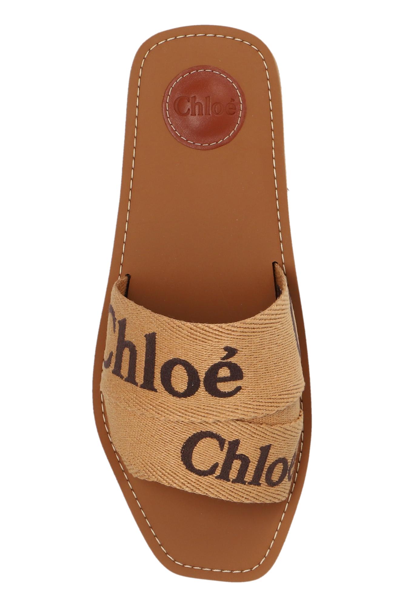 Shop Chloé Woody Slides