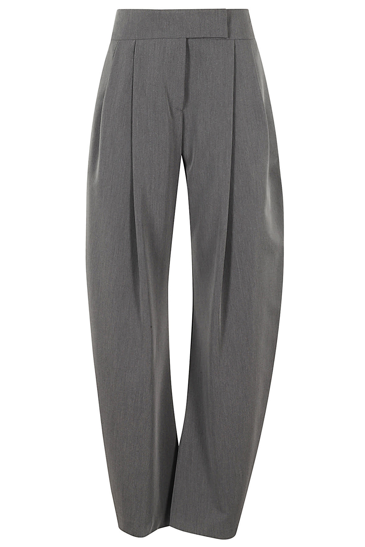 Shop Pinko Patre Pantalone Fluido In Grigio Excalibur