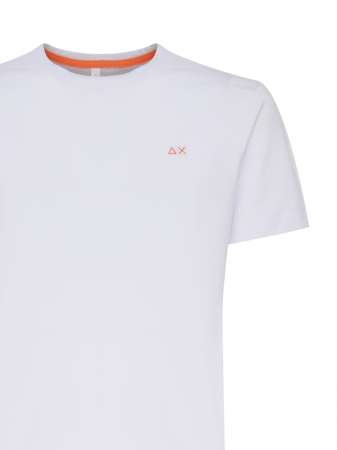 Shop Sun 68 T-shirt With Logo In White