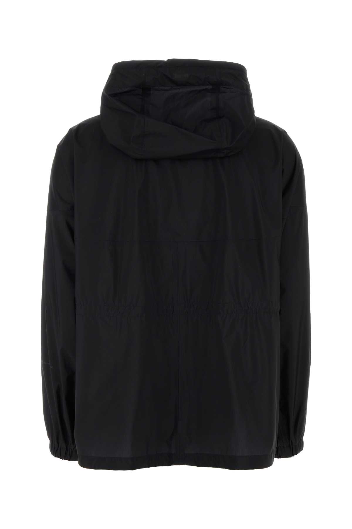 Shop Herno Black Nylon Parka In Nero