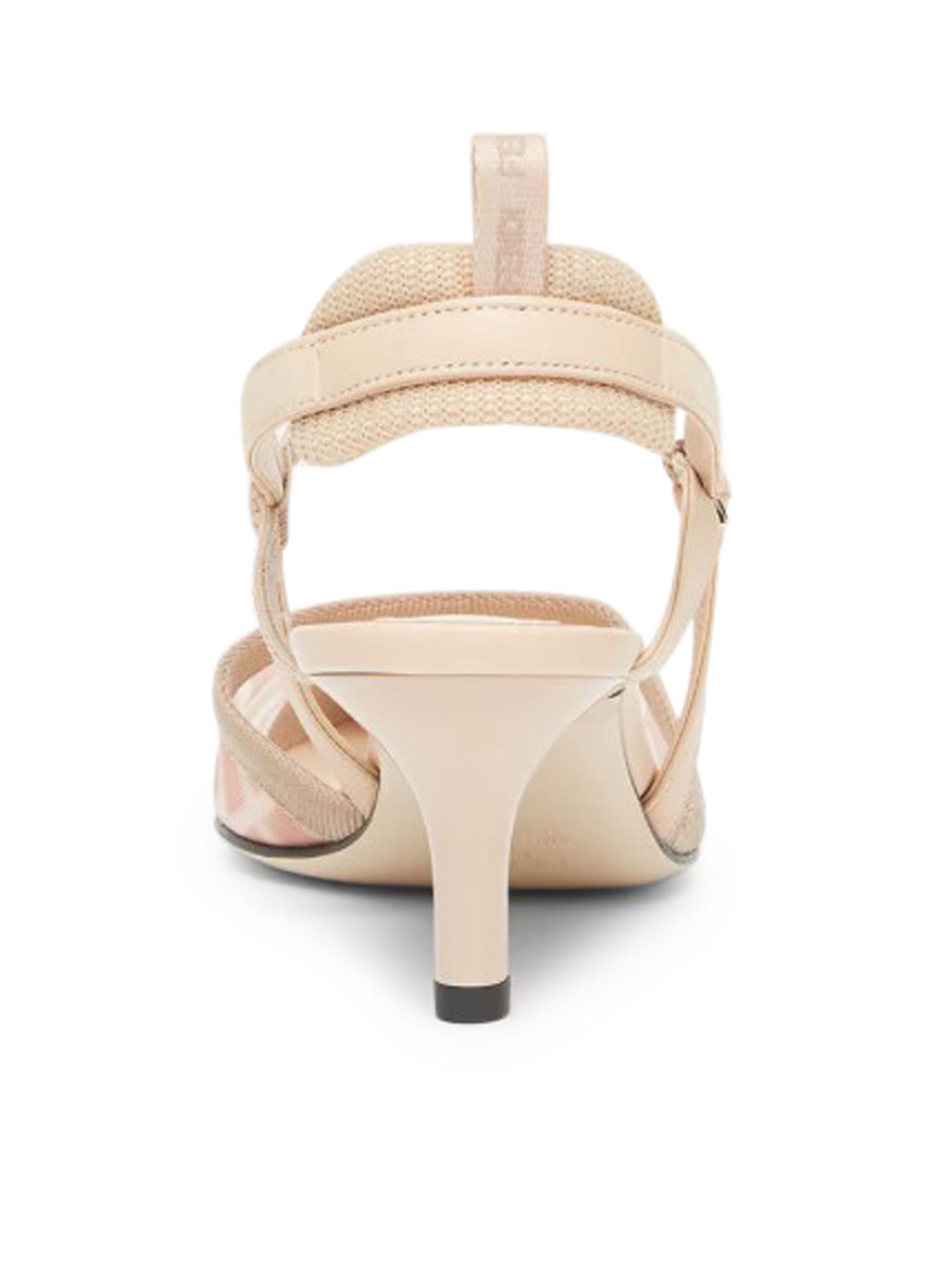Fendi Colibri Lite Slingback In Pink Ff Mesh Women In Pink
