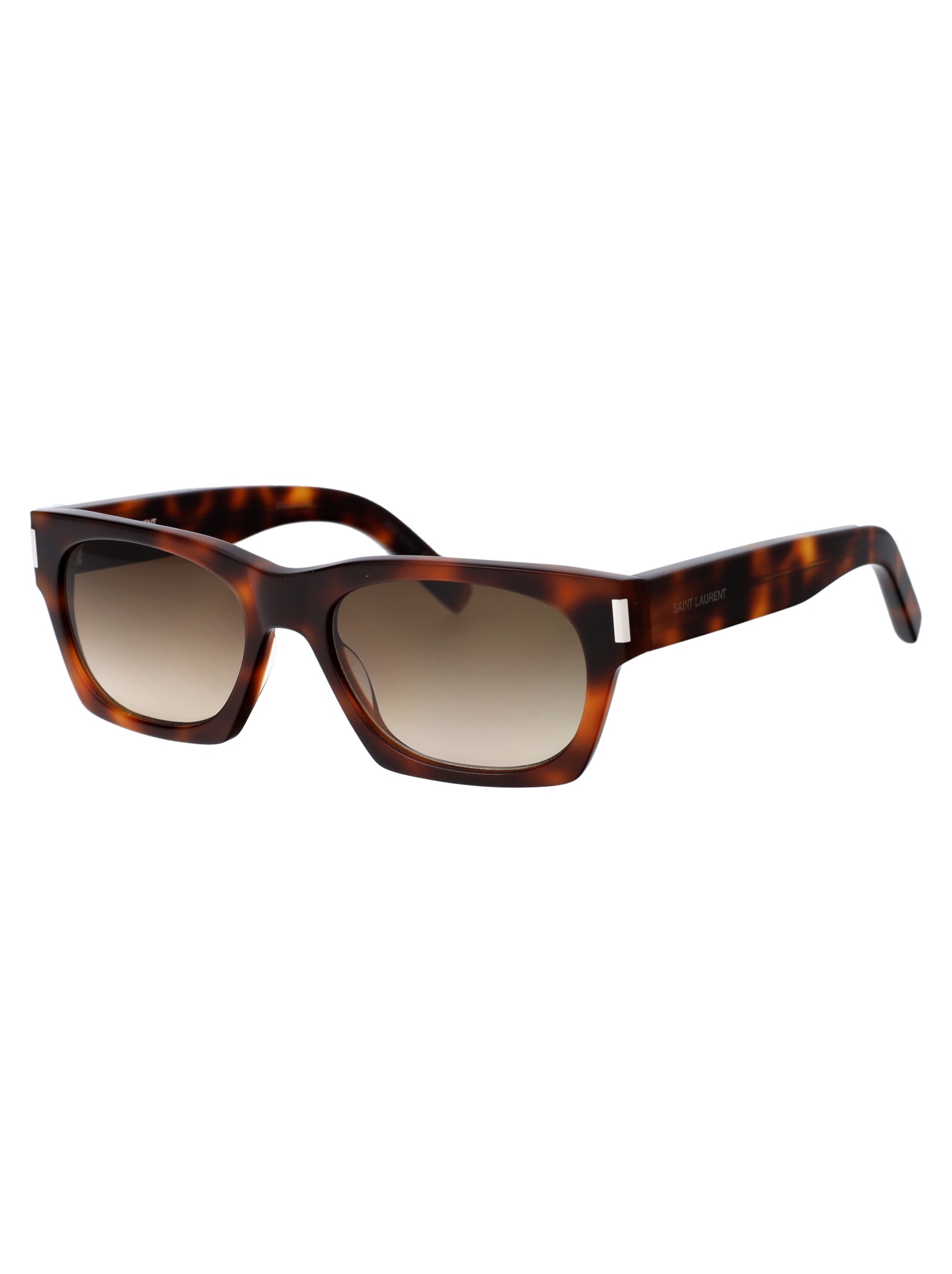 Saint Laurent Sl 402 Sunglasses In Havana-havana-brown
