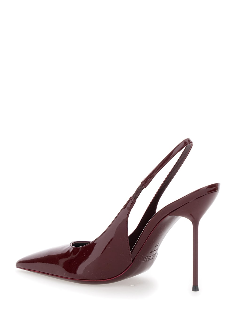 Paris Texas Patent Leather Lidia Slingback Pumps 105 In Bordeaux