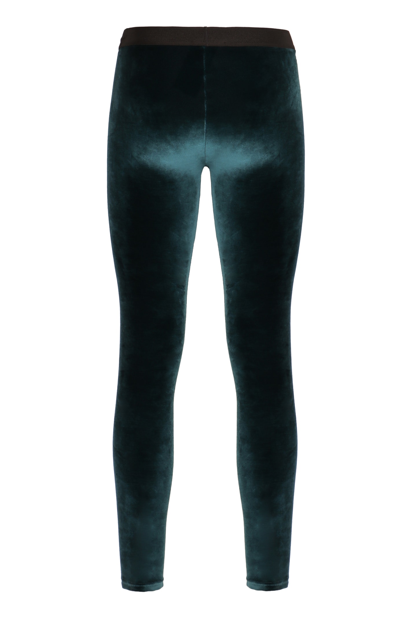 Shop Tom Ford Elasticated Waist Leggings In Green