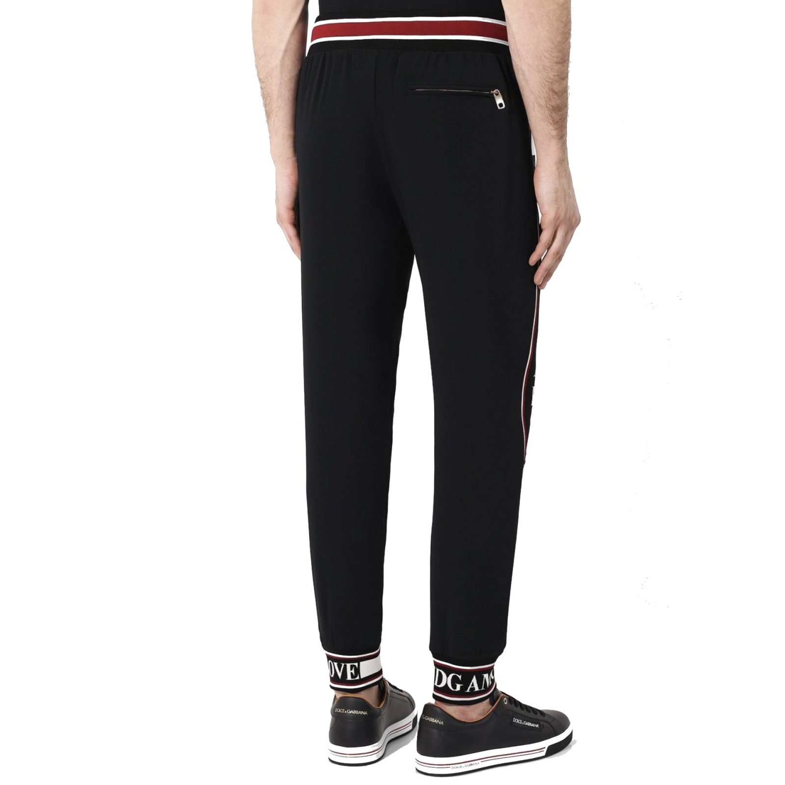 Dolce & Gabbana Drawstring Sweatpants In Black