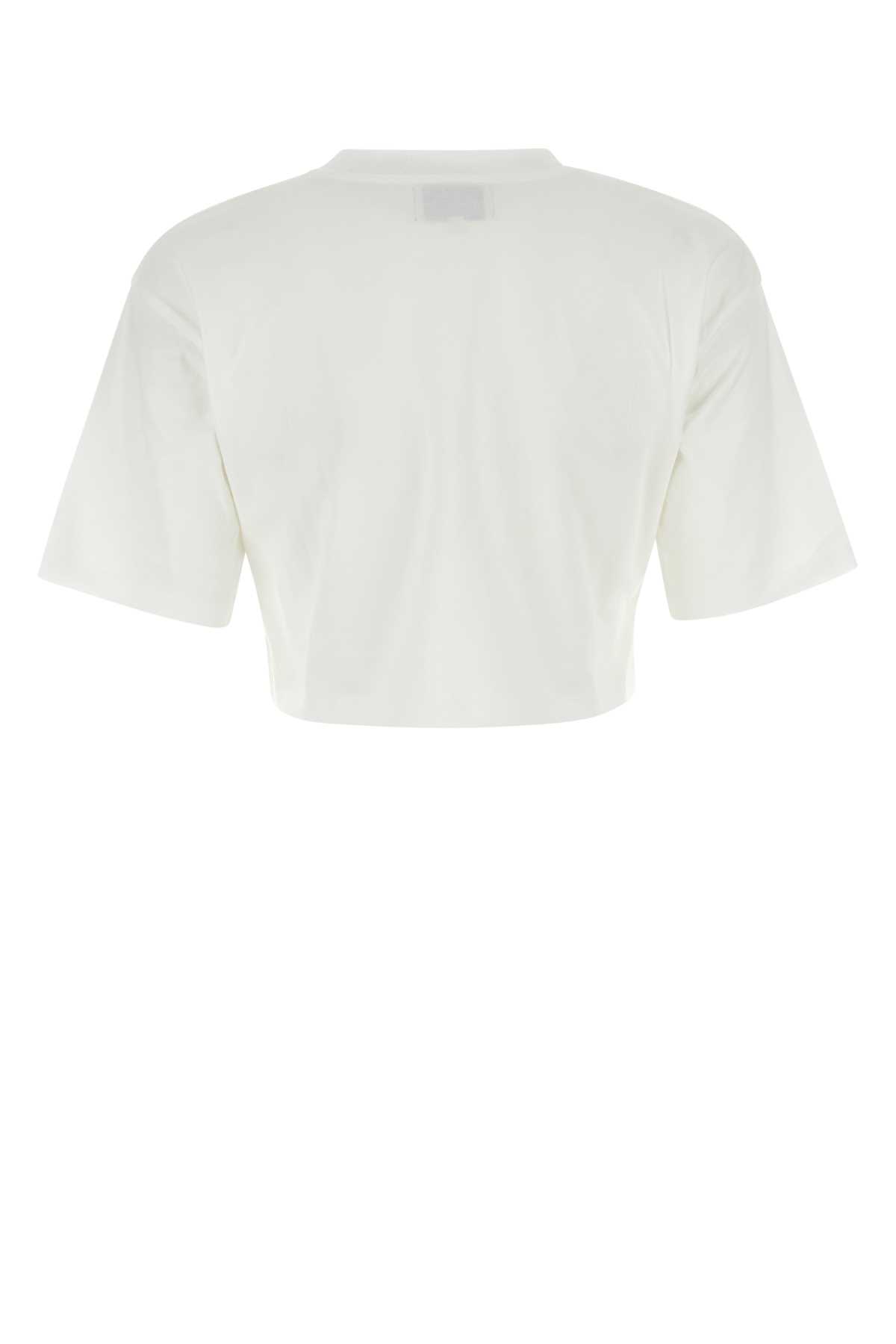 Loulou Studio White Cotton Gupo T-shirt