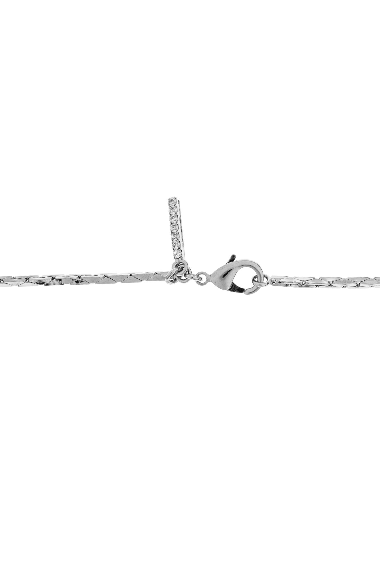 Alessandra Rich Crystal-embellished Choker Necklace In White