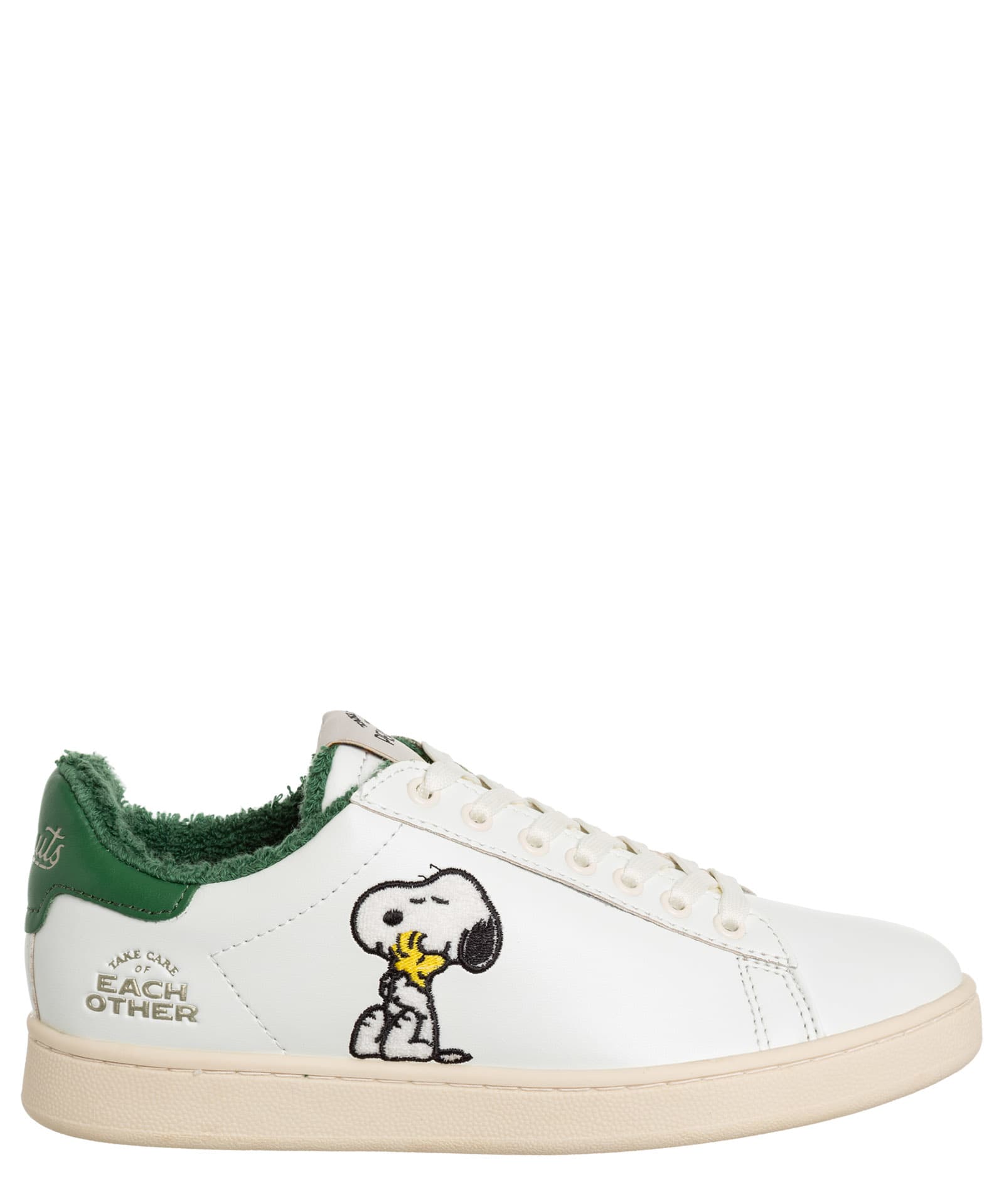 M.O.A. master of arts Peanuts Snoopy And Woodstock Gallery Leather Sneakers