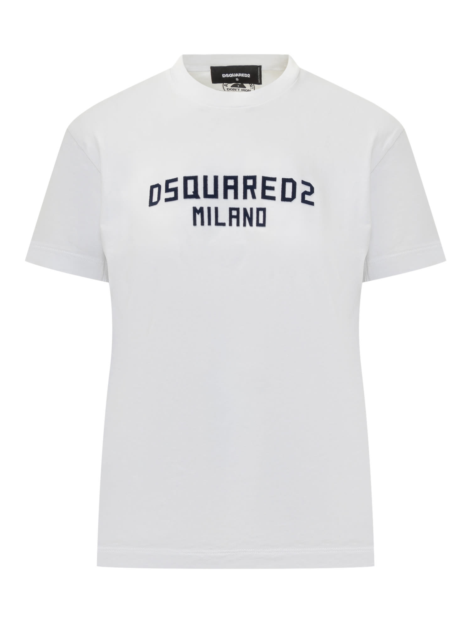Dsquared2 Timeless Crew Neck T-shirt With Short Sleeves In White